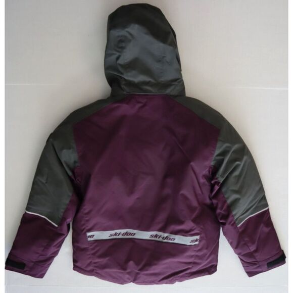 Ski-Doo Teens' Sz 8 Deep Purple Particle Waterproof Winter Snow Jacket - Picture 16 of 16